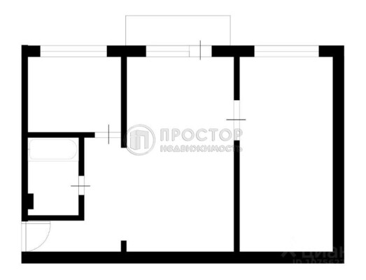 Продам двухкомнатную (2-комн.) квартиру, Лётчика Бабушкина ул, 33к1, Москва г