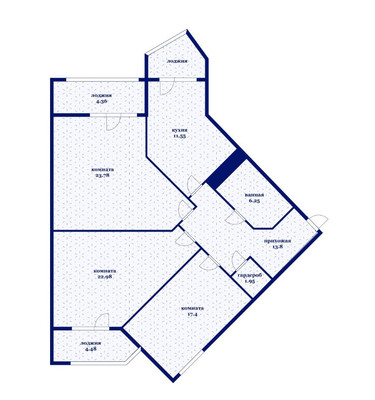 Продам трехкомнатную (3-комн.) квартиру, Ветеранов ул, 85к1, Краснодар г