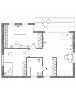 Продам дом, Бытовик-Северный тер. СПК, 0 км от города