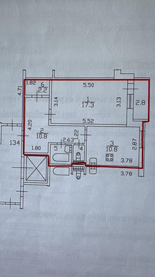 Продам однокомнатную (1-комн.) квартиру, Дачный пр-кт, 4Ак3, Санкт-Петербург г