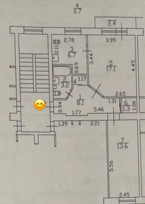 Продам двухкомнатную (2-комн.) квартиру, Оранжерейная ул, 62, Пушкин г