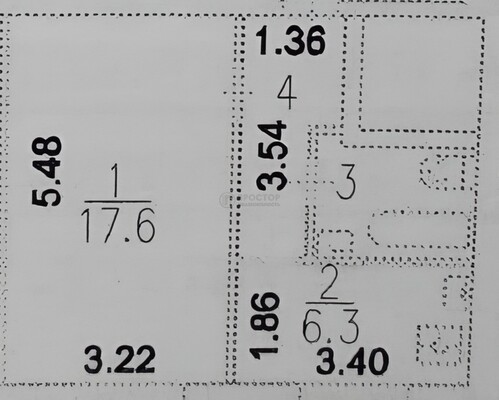 Продам однокомнатную (1-комн.) квартиру, Красноармейская ул, 8к2, Москва г
