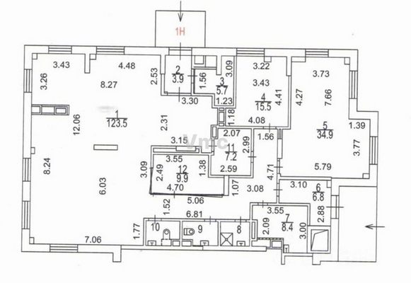 Сдам офисное помещение 225 м2, Викторенко ул, 11, Москва г