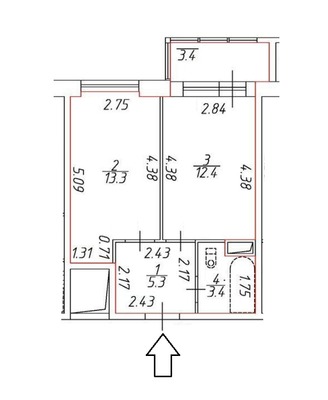 Продам однокомнатную (1-комн.) квартиру, Лиговский пр-кт, 271, Санкт-Петербург г