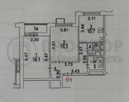 Продам двухкомнатную (2-комн.) квартиру, Волочаевская ул, 3Б, Москва г