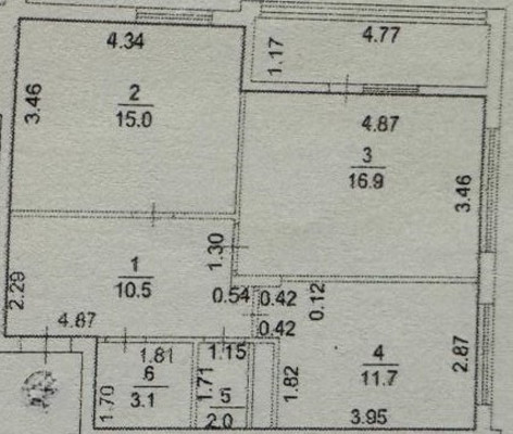 Продам двухкомнатную (2-комн.) квартиру, Крымской весны ул, 5к2, Мирное с
