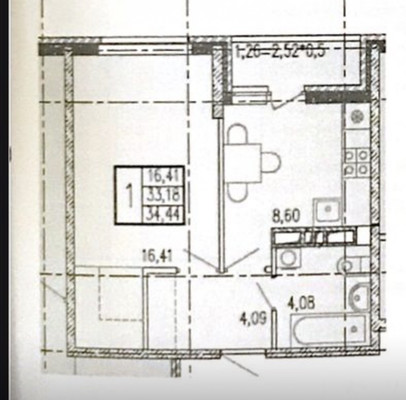 Продам однокомнатную (1-комн.) квартиру, Героев-Разведчиков ул, 8к3, Краснодар г