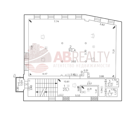 Продам коммерческое помещение 305 м2, Каланчевская ул, 14с1, Москва г