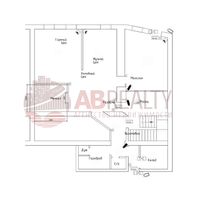 Продам коммерческое помещение 305 м2, Каланчевская ул, 14с1, Москва г
