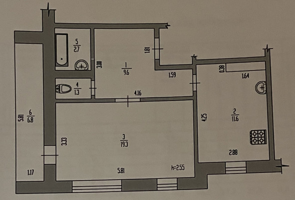 Продам однокомнатную (1-комн.) квартиру, Сирина ул, 76, Ханты-Мансийск г