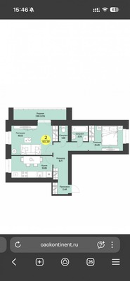 Продам двухкомнатную (2-комн.) квартиру, Данилова б-р, 8, Йошкар-Ола г
