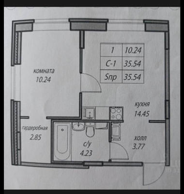 Сдам двухкомнатную (2-комн.) квартиру, Юнтоловский пр-кт, 48к2, Санкт-Петербург г