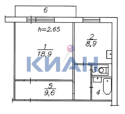 Продам однокомнатную (1-комн.) квартиру, Мате Залки ул, 30, Красноярск г