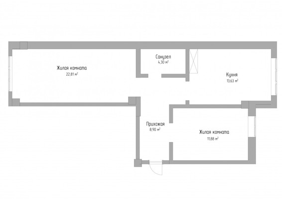 Продам двухкомнатную (2-комн.) квартиру, Шогенова ул, 12к7, Нальчик г