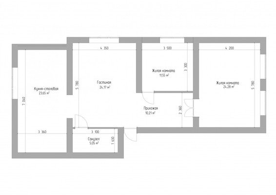 Продам трехкомнатную (3-комн.) квартиру, Кабардинская ул, 188, Нальчик г