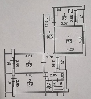 Продам трехкомнатную (3-комн.) квартиру, Люблинская ул, 171, Москва г