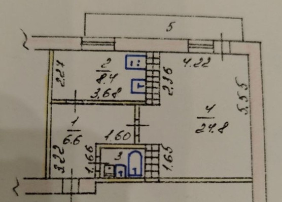 Продам однокомнатную (1-комн.) квартиру, Гоголя ул, 100а, Симферополь г