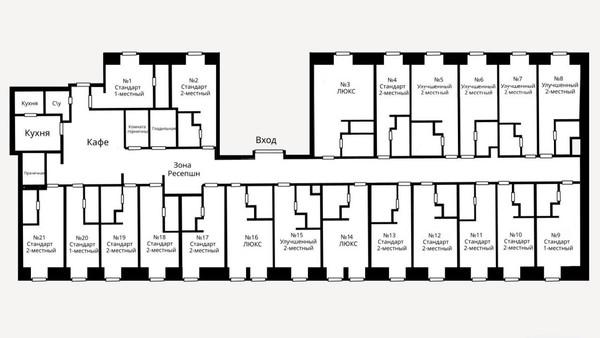 Продам гостиницу 408,1 м2, Новая Басманная ул, 35, Москва г