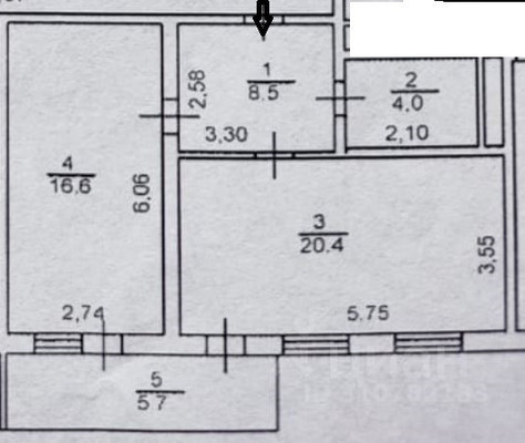 Продам однокомнатную (1-комн.) квартиру, Ковыльная ул, 94, Симферополь г