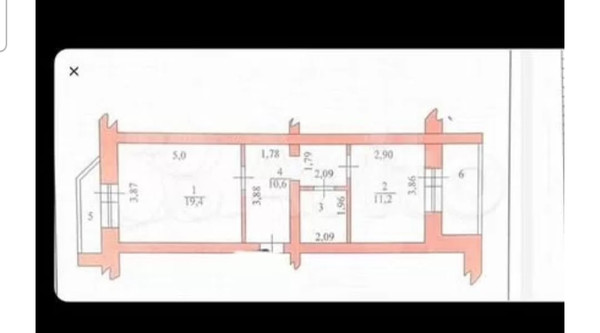 Продам однокомнатную (1-комн.) квартиру, Чистопольская ул, 79, Казань г