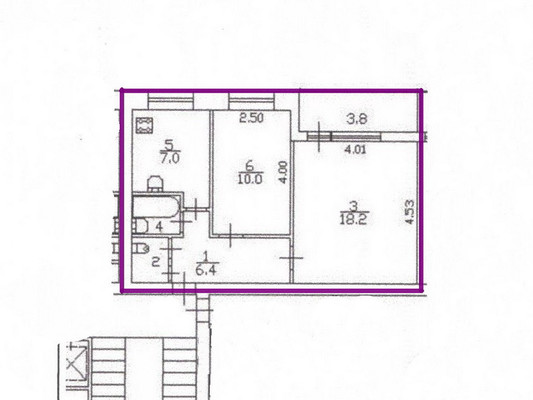 Продам двухкомнатную (2-комн.) квартиру, Трудящихся б-р, 13а, Колпино г