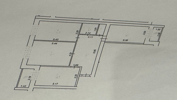 Продам трехкомнатную (3-комн.) квартиру, Новоселов ул, 37к1, Рязань г