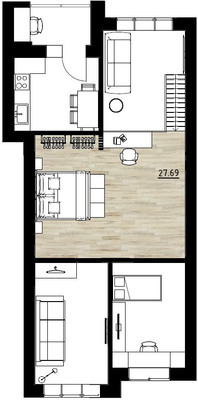Продам многокомнатную квартиру, Поселковая ул, 22, Калининград г