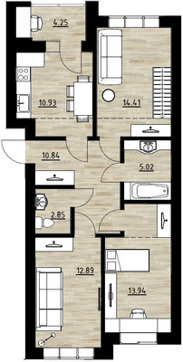 Продам многокомнатную квартиру, Поселковая ул, 22, Калининград г