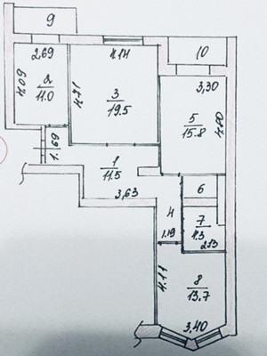 Продам трехкомнатную (3-комн.) квартиру, Камская ул, 37, Симферополь г