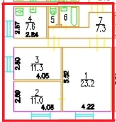 Продам трехкомнатную (3-комн.) квартиру, Университетский пр-кт, 4, Москва г