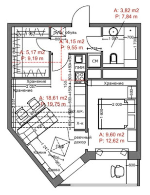 Продам однокомнатную (1-комн.) квартиру, Парковая ул, 8, Сабурово д