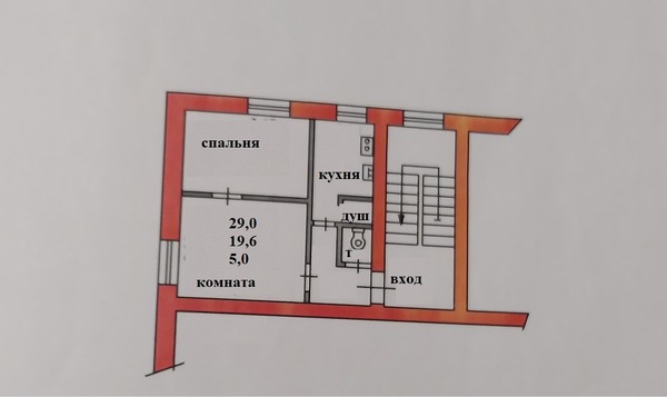 Продам двухкомнатную (2-комн.) квартиру, Терновского ул, 19, Пенза г