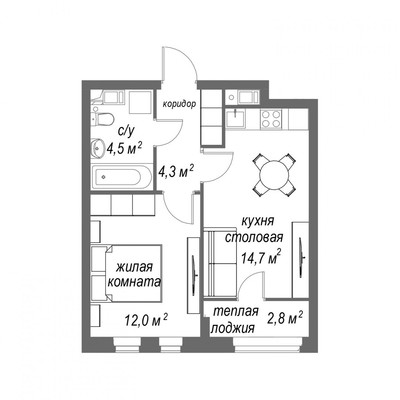 Продам однокомнатную (1-комн.) квартиру, Дмитрия Павлова ул, 13, Нижний Новгород г