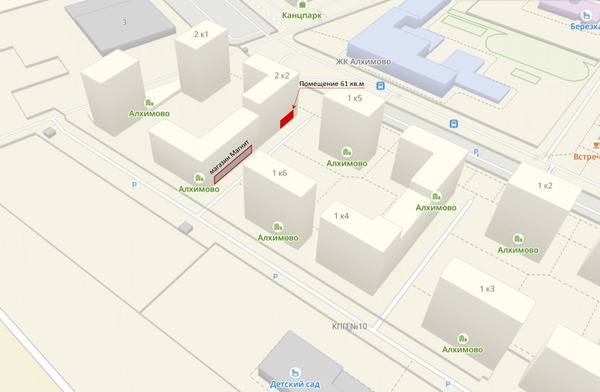 Сдам коммерческое помещение 61 м2, Лесная ул, 2к2, Ерино д