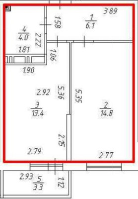 Продам однокомнатную (1-комн.) квартиру, им. Снесарева ул, 17/1к2, Краснодар г