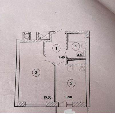 Продам однокомнатную (1-комн.) квартиру, Ковыльная ул, 94, Симферополь г