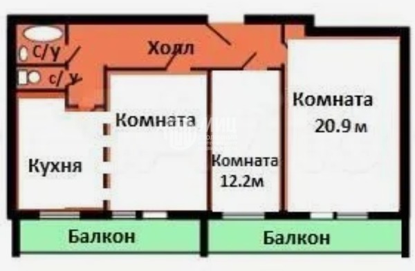 Продам трехкомнатную (3-комн.) квартиру, Шепелюгинская ул, 16, Москва г