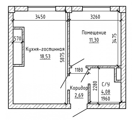 Продам однокомнатную (1-комн.) квартиру, Ашурова ул, 1, Нальчик г