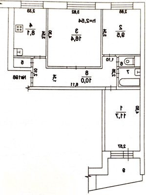 Продам трехкомнатную (3-комн.) квартиру, Новая ул, 11, Котельники г