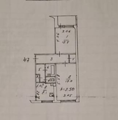 Продам двухкомнатную (2-комн.) квартиру, Молодежный проезд, 4, Мурманск г