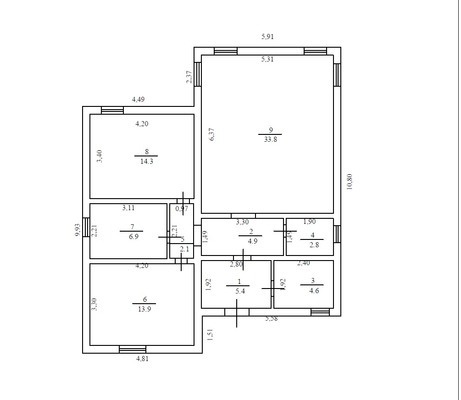 Продам дом, Краснолесье с, 0 км от города