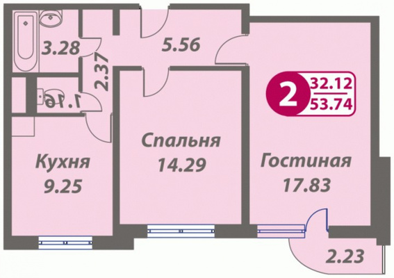 Сдам двухкомнатную (2-комн.) квартиру, Дмитровка Б. ул, 4к6, Москва г
