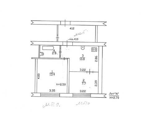 Сдам двухкомнатную (2-комн.) квартиру, 1 мкр, 44, Кропоткин г