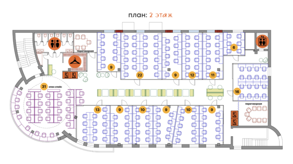 Сдам офисное помещение 700 м2, Добролюбова ул, 3, Екатеринбург г