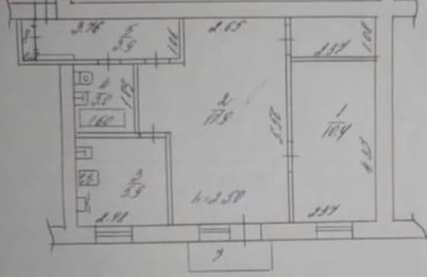 Продам двухкомнатную (2-комн.) квартиру, Средне-Московская ул, 4, Воронеж г