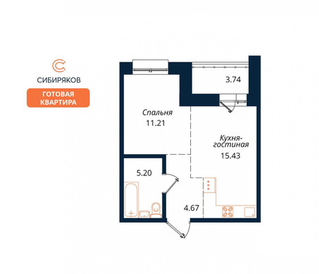 Продам однокомнатную (1-комн.) квартиру, Юрия Левитанского ул, 12/1, Иркутск г