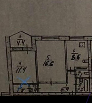 Продам двухкомнатную (2-комн.) квартиру, Зорге ул, 27/6, Ростов-на-Дону г