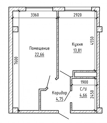 Продам однокомнатную (1-комн.) квартиру, Шарданова ул, 52, Нальчик г