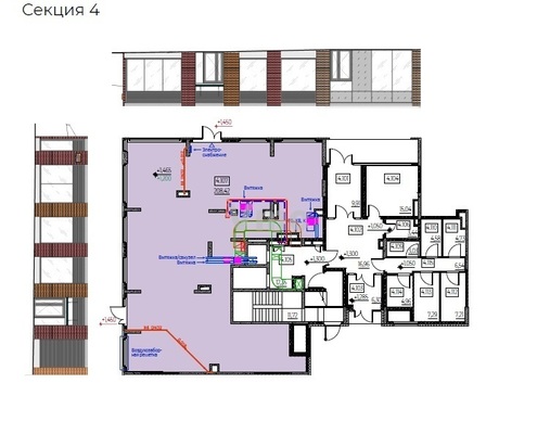 Сдам торговое помещение 110 м2, Парковая ул, 1, Отрадное п