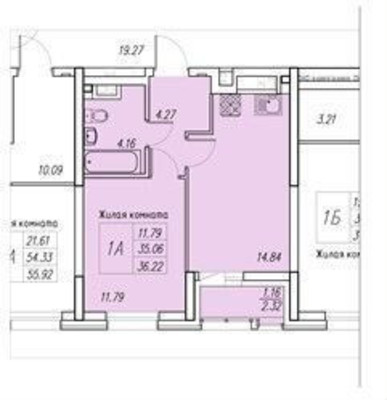 Продам однокомнатную (1-комн.) квартиру (долевое), Халитова ул, 1, Казань г